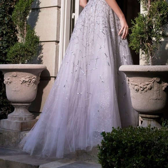 Cinderella Divine B713: Enchanting Off-the-Shoulder Gown for Formal Occasions